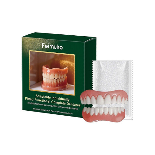 Feimuko Denture Decoration Set Denture Decoration Denture Set Enhance Smile Beauty Comfortable Material