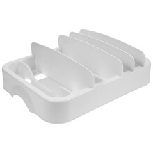 Weißer Besteckorganizer Aus ABS Mit Trennern Für Küchen Ordnung