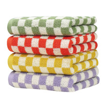 4Stk Multicolor Korallenfleece Waschlappen Absorbierend