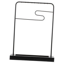 Chinese Calligraphy Brush Holder Wrought Iron Stand for Sumi Ink Brush Hanger, Durable and SpaceSaving