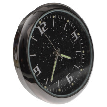 Mini Auto Uhr Schwarz Aus Stahl+ Für Armaturenbrett Und Auto