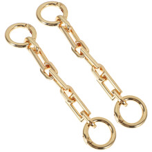 2Stk Metall Bag Chain Verlängerung Gold DIY Handtaschen Ersatzband