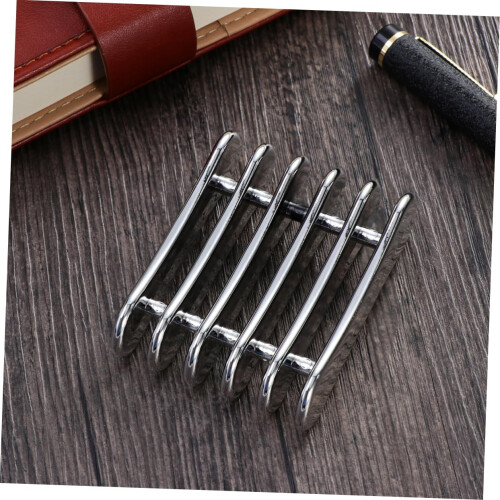 5 Grid Nail Art Brush Holder with Easy Clean Surface, Stable Support, Ideal for Salon Use 2