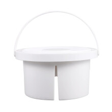 Paint Brush Washer with Easy Brush Cleaning and Quick Drying, White Multi‑Functional Basin for Artists