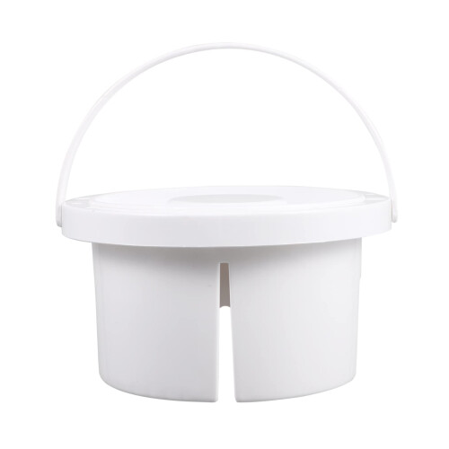 Paint Brush Washer with Easy Brush Cleaning and Quick Drying, White Multi‑Functional Basin for Artists