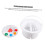Paint Brush Washer with Easy Brush Cleaning and Quick Drying, White Multi‑Functional Basin for Artists 3