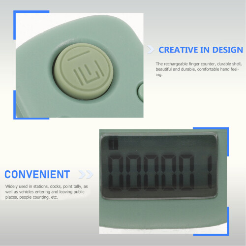 Digitaler Fingerzähler Silikon Rechargeable Leise 2
