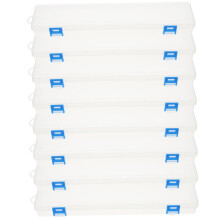 Paint Brush Storage Box 33 x 7 cm Plastic Watercolor Gouache Brush Holder for Easy Storage