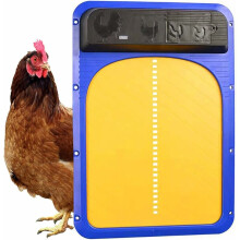 Weatherproof Automatic Chicken Coop Door, Antifreeze Feature Compatible with Year-Round Use, Support Compatible with Various Livestock