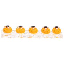 Acrylic Nail Brush Holder with Cream Puff Design, Clear Organizer for Salon and Manicure Station