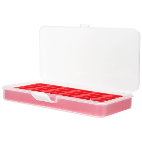 Bobbin Thread Organizer with DualFunction Lid, Tangle Sewing Box Thread Holder for Embroidery
