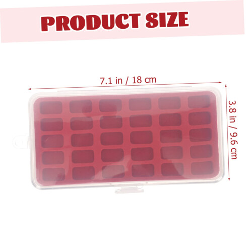 Bobbin Thread Organizer with DualFunction Lid, Tangle Sewing Box Thread Holder for Embroidery 1