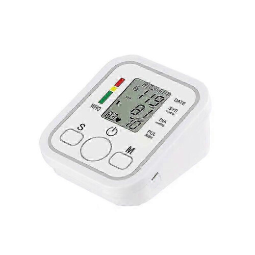 (Yellow) Automatic Blood Pressure Monitor - Digital BP Machine for Home Use Elderly, Accurate Upper Arm Cuff, Large LCD Display, Memory Function 2