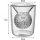 (1pcs) Golf Whiskey Glass with Golf Ball Shape 3