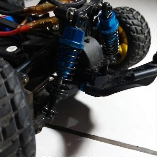 2 Pcs Shock Absorber Damper for Rc Car 1/18 Wltoys ,silver - DD01