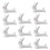 10pcs Ceramic Rabbit Chopstick Rest Set Cute Durable Table Decor Multipurpose Holders 1