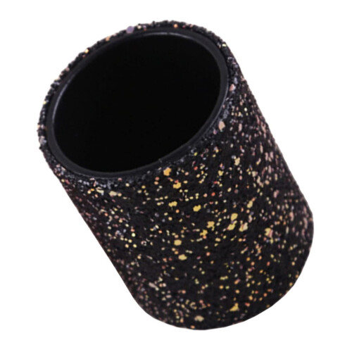 Black Makeup Brush Holder for Vanity Desk with Stable Base and Durable Thickened Construction