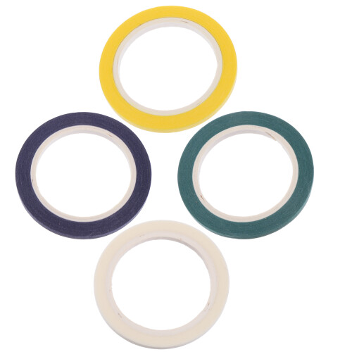4Rouleaux Ruban Adhésif Décoratif Pour Usage En Classe