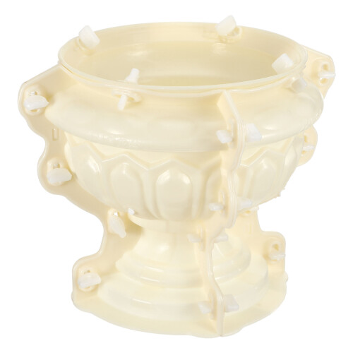 Concrete Planter Mold Beige Plastic 1pack