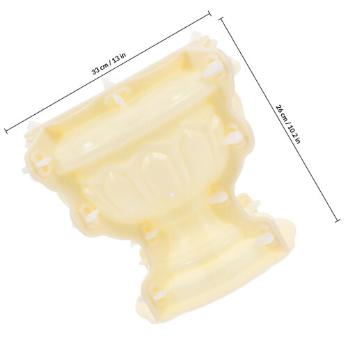 Concrete Planter Mold Beige Plastic 1pack 1