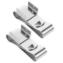 2Stk Silberner Metall Kreidehalter Magnetisch Für Pool & Snooker