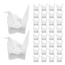 100Stk Handgemachte Origami Papierkraniche Weiß Für Party Und
