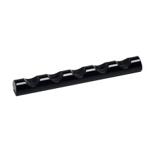 Nail Art Brush Holder Stand Black Manicure Pen Organizer for Salon and Home Compact Upright Storage