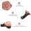 2pcs Ceramic Ink Dish Set with Dual Function Brush Holders, Ice Crackle Finish, Pink and White 4