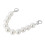 Strap Handtaschen Griffe Silber Imitation Perlen Zubehör 9