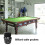 4Stk Schwarze Pool Tischtaschen Pe Drop Netze Billiard Set 4