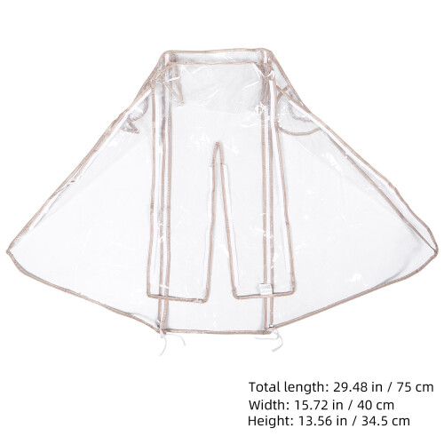 Wind- Regenschutz Für Kinderwagen, Eva Überzug Transparent 1