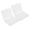 2pcs Clear Plastic Bobbin Organizer Box for Sewing Machine Supplies, Durable Compact Storage Case 1