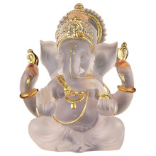 (White) Religious Lord Ganesh Statues For Home Decor - PJ