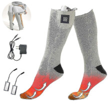 Heated Socks Rechargeable Electric Battery Unisex Thermal Foot Warmer - PJ
