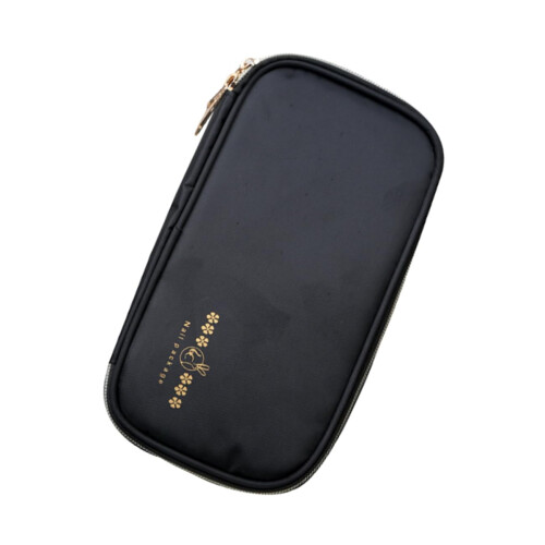 Nail Brush Organizer Bag for Manicure Tools, Compact Protective Storage for Salon and Home Use