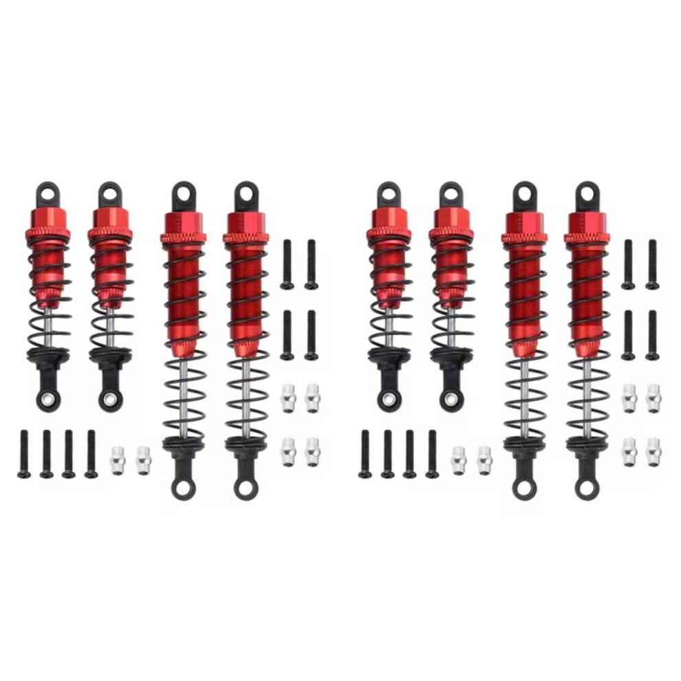 Rc Shock Absorber 4Pcs Metal Oil Filled Front Rear Shocks Compatible With Wltoys 12428 1/12 Rc Car 9092120287165