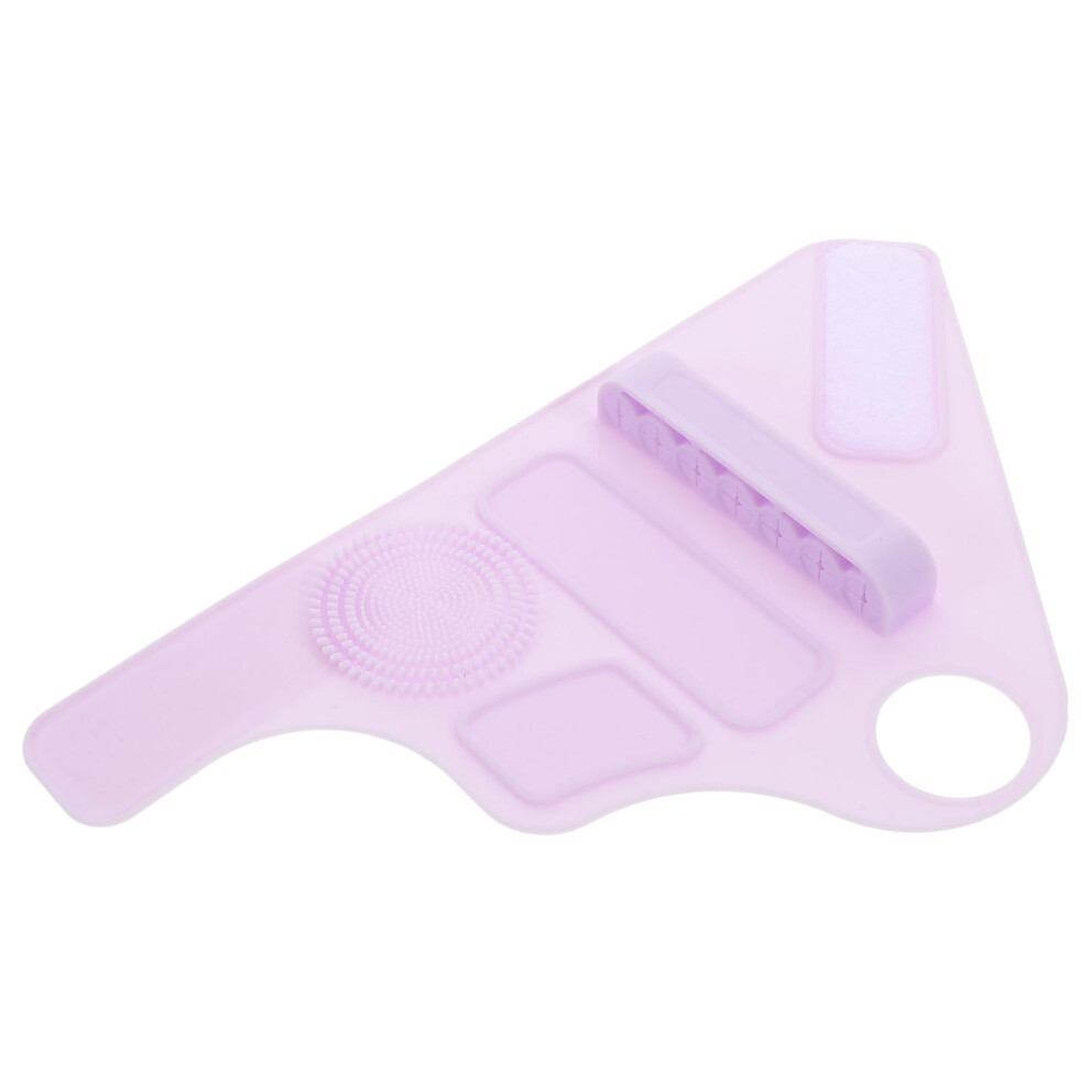 Silicone Makeup Palette with Wrist Strap, Hands Mixing Hand Palette for Foundation and Lip Blending