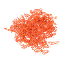 100pcs Carrot Metal Paper Clips Cute & Durable Fasteners for School & Office