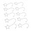 Stainless Steel 120pcs Star Tree Hooks for Festive Decorations Silver 14