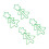 100Pcs Fancy Christmas Paper Clips, Small Silver 4