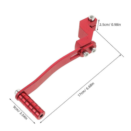 Aluminum Alloy Red Motorcycle Gear Shift Lever for Precise Gear Changing 1