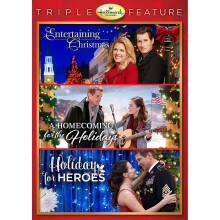 Entertaining Christmas / Holiday for Heroes / A Homecoming for the Holidays (Hallmark Channel Triple Feature)  [DVD REGION:1 USA] USA import