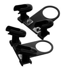 2Pcs Dual Airbrush Stand with Stable Non‑Slip Base for Makeup Art Tabletop Organizer