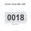 1 Roll of Self-Adhesive Number Stickers Rectangular Number Stickers Removable Number Stickers 2