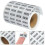 1 Roll of Self-Adhesive Number Stickers Rectangular Number Stickers Removable Number Stickers 3