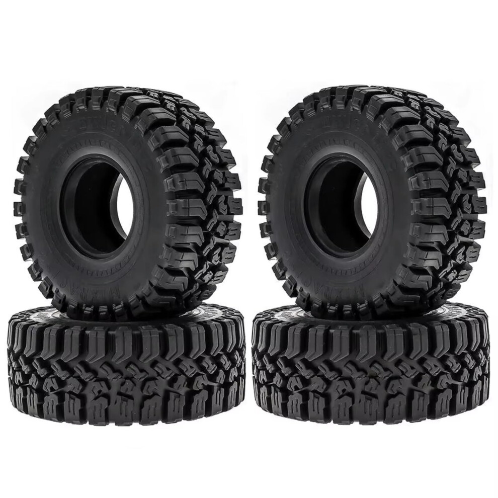 Rc Crawler Tires 1.9 Inch Rubber Wheels For 1/10 Rc Car Axial Scx10 Wraith, Allterrain Traction Set Of 4 9330225127895