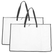 2Stk PVC Aufbewahrungstasche Transparent Für Künstlermappe Und Poster
