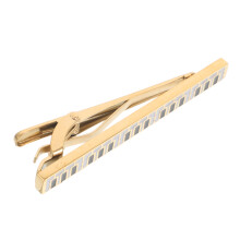 Goldener Klavier Ansteckclip Titanstahl Für Herren Business