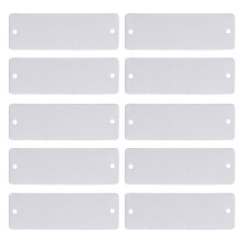 10Stk Rechteckige Schilder Blank Bedrucken Und Gravieren