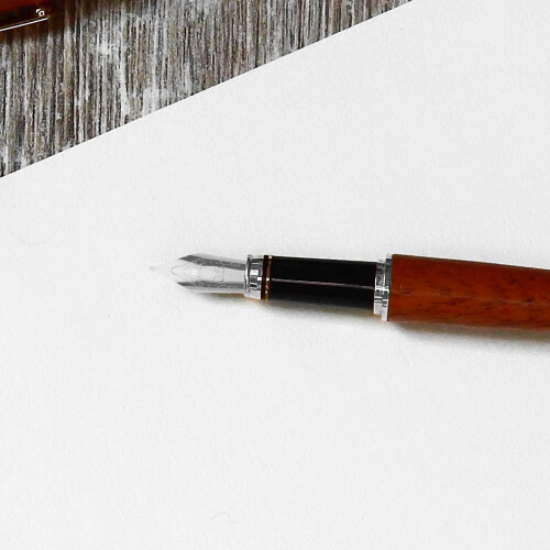 30Stk Füllfederhalter Silber Metall Für Kalligraphie 2